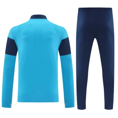 2025 JOM Lake blue Half Pull Tracksuit #813(半拉链)