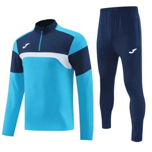 2025 JOM Lake blue Half Pull Tracksuit #813(半拉链)