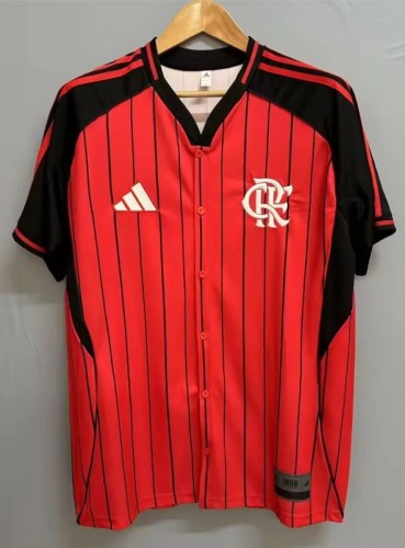25-26 Flamengo red casual baseball Jersey