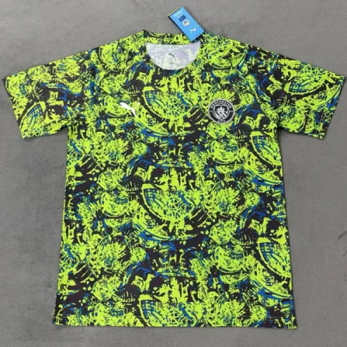 25-26 Man City Green Special Edition Training shirts