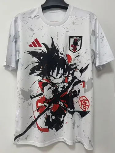 25-26 Japan White Special Edition Fans Soccer Jersey (小悟空)