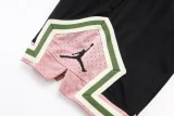 A2501 Jordan Black Pink Casual Short Pants #黑粉色