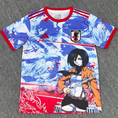 25-26 Japan Blue Red Special Edition Fans Soccer Jersey