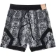 C2448 Jordan Black Casual Short Pants #蛇纹迷彩