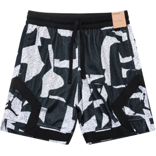 C2502 Jordan Black white Casual Short Pants #破冰斑白