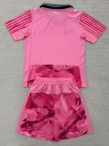 2025 Monterrey Pink Goalkeeper Kids Soccer Jersey