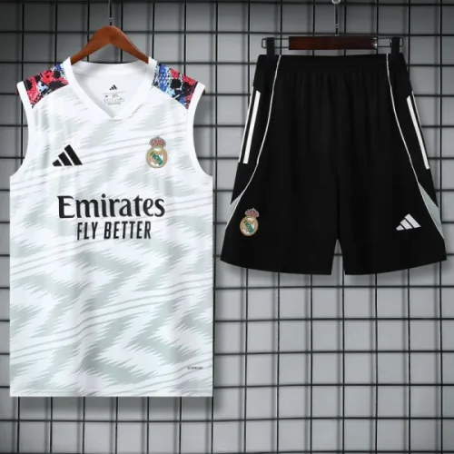 25-26 RMA White Tank top and shorts suit