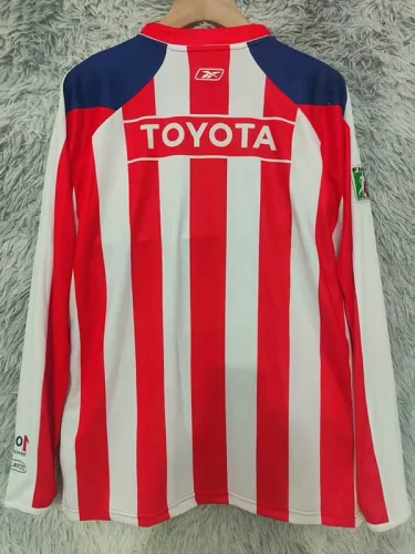 2006-2007 Chivas Home Long Sleeve Retro Soccer Jersey (长袖)
