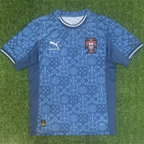 25-26 Portugal Cyan Special Edition Fans Soccer Jersey