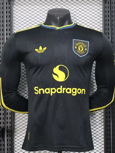 25-26 Man Utd Third Long Sleeve Player Version Soccer Jersey (长袖球员)