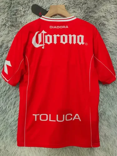1998-1999 Toluca Home Retro Soccer Jersey