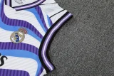 25-26 RMA White blue Tank top and shorts suit