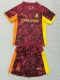 25-26 Marseille Red Goalkeeper Kids Soccer Jersey