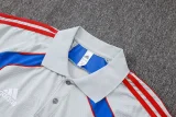 25-26 Bayern Grey Polo Tracksuit #C2547