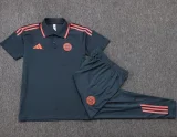 25-26 Bayern Dark gray Polo Tracksuit #C2544