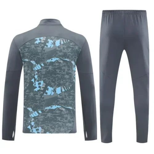 25-26 Man City Dark gray Half Pull Tracksuit (半拉链)