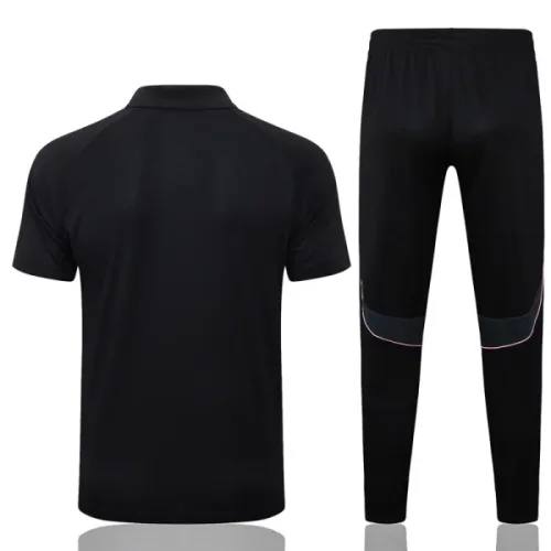 25-26 JUV Black Polo Tracksuit #C2550