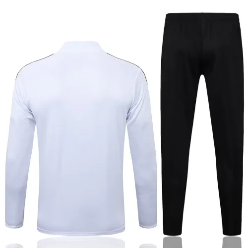 25-26 Germany White Half Pull Tracksuit #B2560(半拉链)
