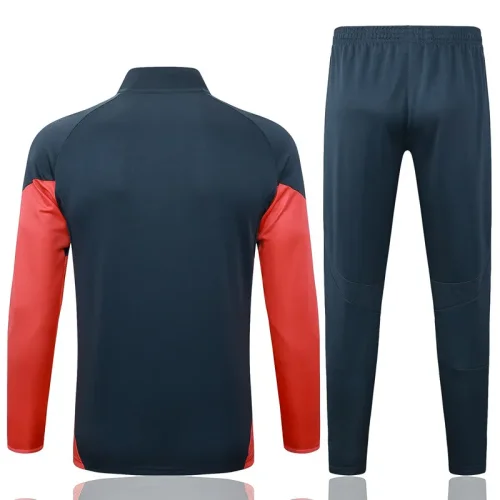 25-26 Bayern Dark gray Jacket Tracksuit #A2563