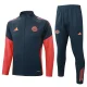25-26 Bayern Dark gray Jacket Tracksuit #A2563