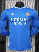 2025-26 RMA Third Long Sleeve Player Version Soccer Jersey