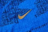 2025-26 France Fancy blue Training Short Suit #D25137