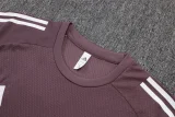 2025-26 Man Utd Grey purple Training Short Suit #D25126