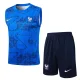 2025-26 France Fancy blue Tank top and shorts suit #D25136