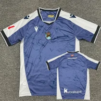 25-26 Real Sociedad Away Fans Soccer Jersey 25-26 Real Sociedad Away Fans Soccer Jersey