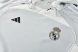 2025-26 RMA White Hoodie Tracksuit
