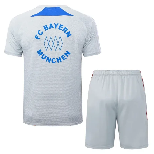 2025-26 Bayern Grey Training Short Suit #D25128