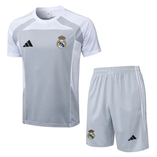 2025-26 RMA Grey white Training Short Suit #D25133
