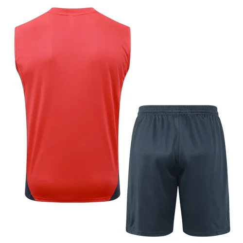 2025-26 Bayern Orange Tank top and shorts suit #D25141