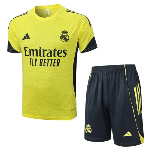 2025-26 RMA Yellow Training Short Suit #D25131