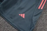 2025-26 Bayern Dark gray Tank top and shorts suit #D25142