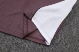 2025-26 Man Utd Grey purple Training Short Suit #D25126