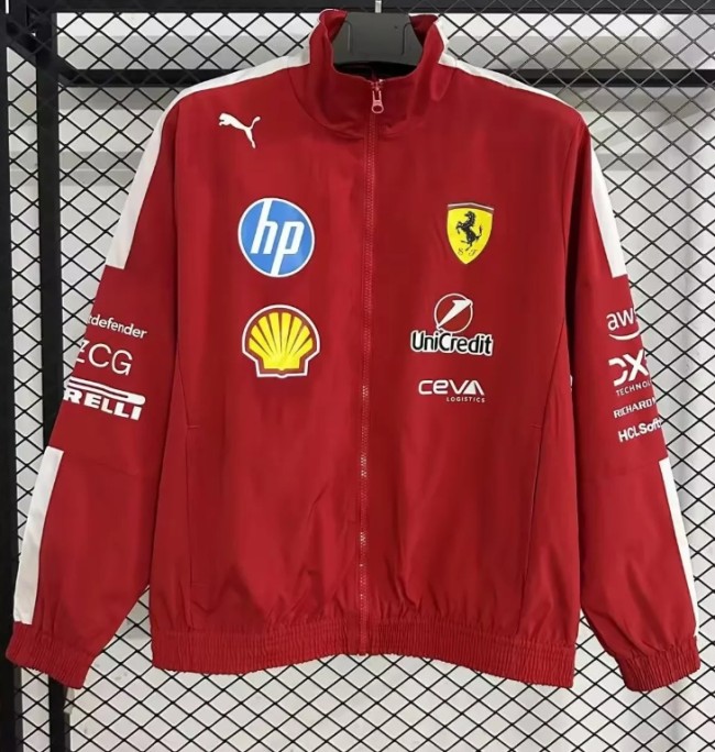 25-26 Ferrari team cars of the season Windbreaker