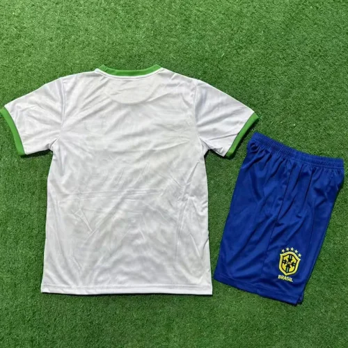22-23 Brazil White Special Edition Kids Soccer Jersey (小鸟)