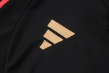 25-26 Lyon Black Half Pull Tracksuit (半拉链)