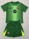 25-26 BAR Green Goalkeeper Kids Soccer Jersey