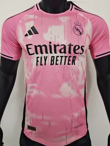 24-25 RMA Pink White Special Edition Player Version Training Shirts