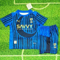 25-26 Al-Hilal Club World Cup Home Kids Soccer Jersey
