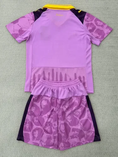 25-26 Dortmund Pink Goalkeeper Kids Soccer Jersey