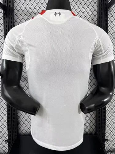 25-26 LIV White Player Version Soccer Jersey
