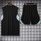 25-26 Inter Miami Black Tank top and shorts suit