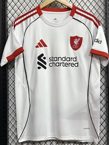 25-26 LIV White Fans Soccer Jersey