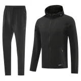 2025 AD Black Hoodie Jacket Tracksuit #AF02