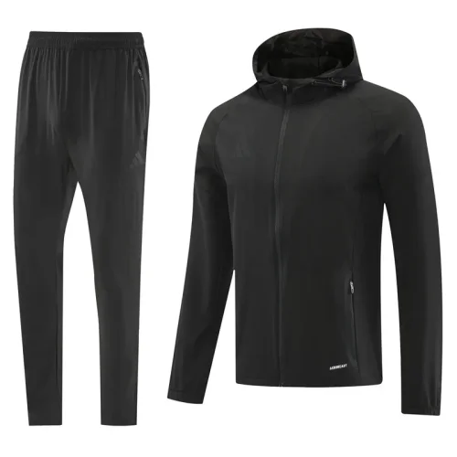 2025 AD Black Hoodie Jacket Tracksuit #AF02