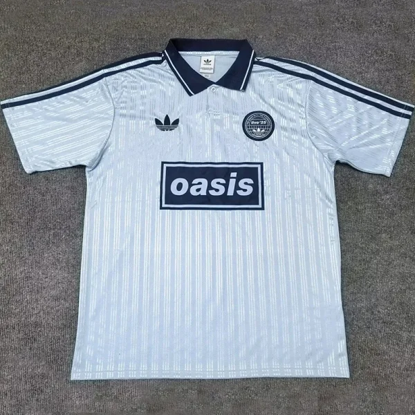 2025 Ad Oasis Joint Edition Light Blue Polo Short Sleeve
