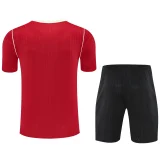 25-26 Man Utd Red Training Short Suit